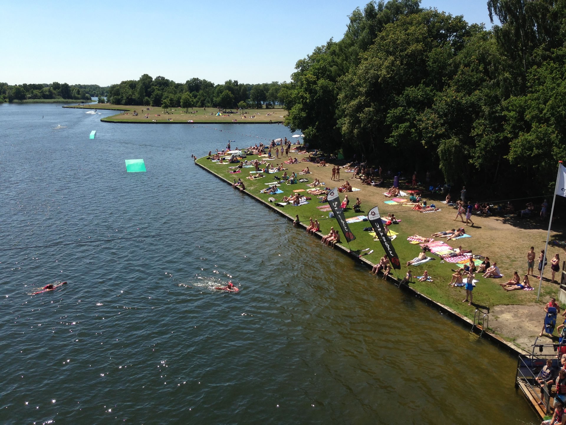 Waterskiën op het Rutbeek